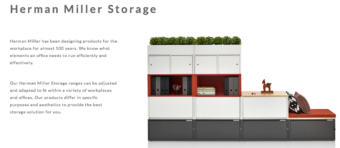 HERMAN MILLER STORAGE FROM VISION PROJECTS