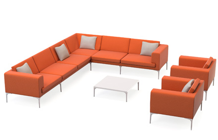 Orangebox Vale Soft Seating Materials