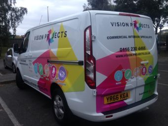 VISION PROJECTS TRANSIT VANS TAKE TO THE ROAD