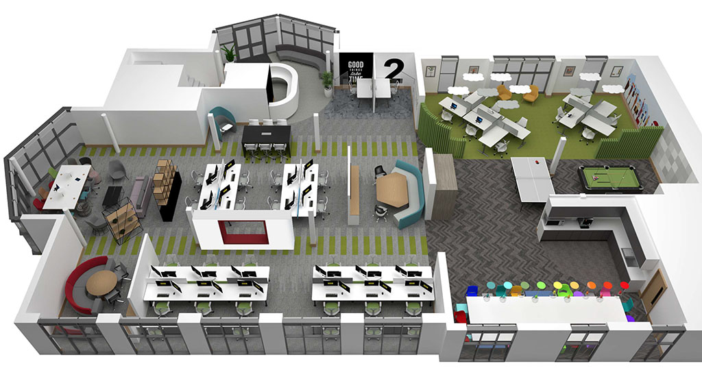 Vision Projects Living Office Space Planners