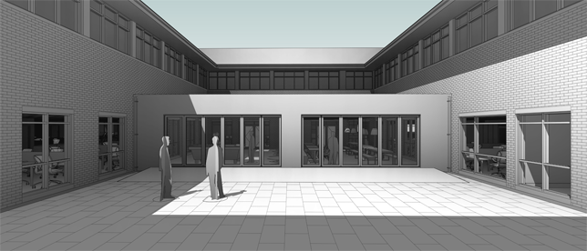 Leicester Fitout External View