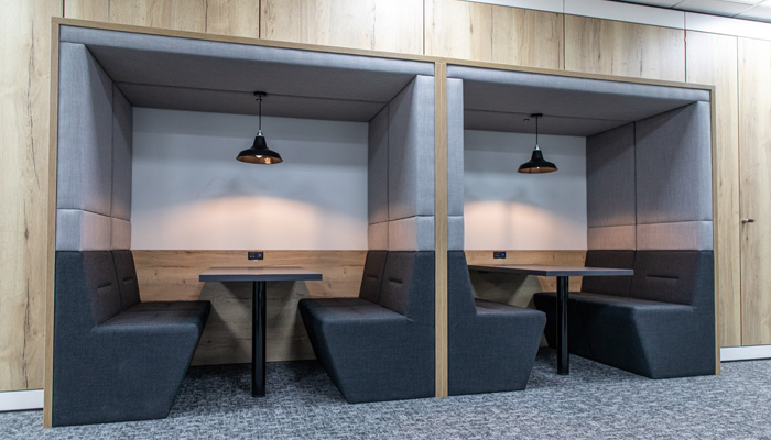 Breakout meeting space by Vision Projects