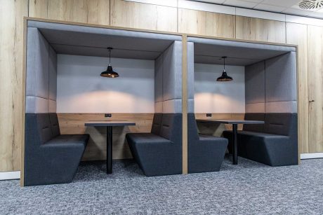 Global Payments breakout meeting space by Vision Projects