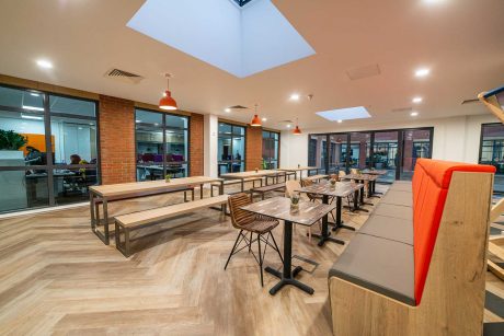 Global Payments meeting space designed by Vision Projects