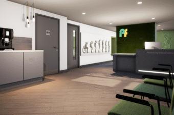 INDUSTRY EXPERTS PHYSIOFUNCTION CONTACT VISION TO FIT OUT NEW OFFICES