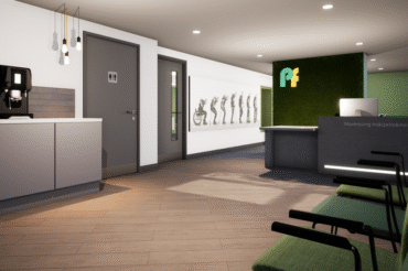 INDUSTRY EXPERTS PHYSIOFUNCTION CONTACT VISION TO FIT OUT NEW OFFICES