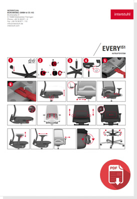 Interstuhl Every Chair Operating Instructions