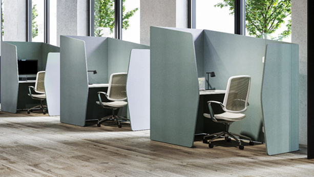 Boss design snug private work booths Boss design snug private work booths