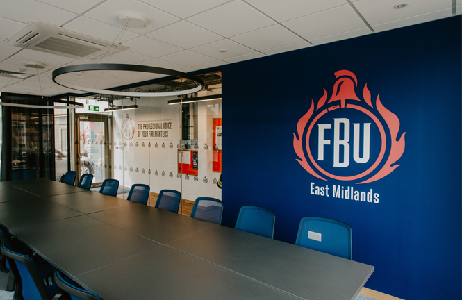 Fire Brigade Union Office Fit Out Nottingham