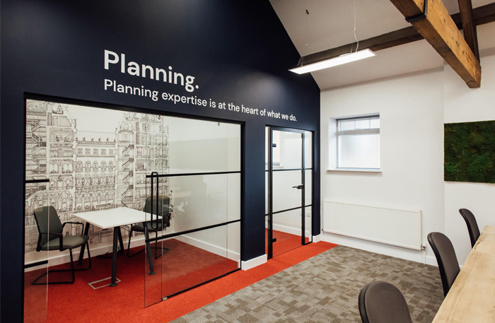 Office fit-out for Pegasus Group East Midlands by Vision Projects