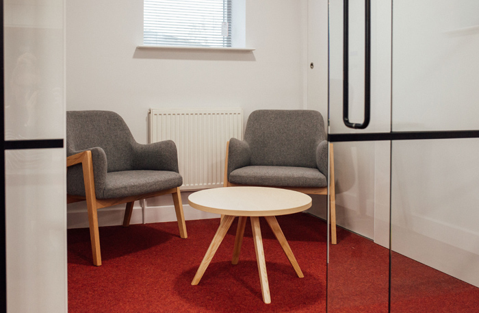 Pegasus Group East Midlands reception refurbishment by Vision Projects