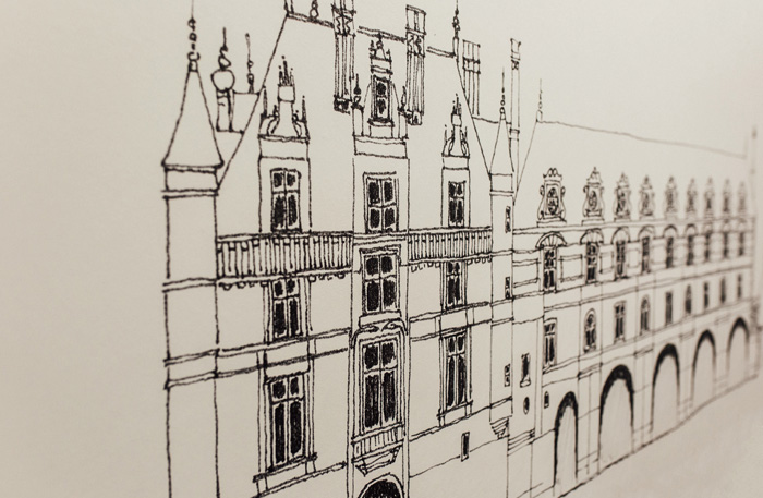 Pegasus Group East Midlands wall drawings by Vision Projects