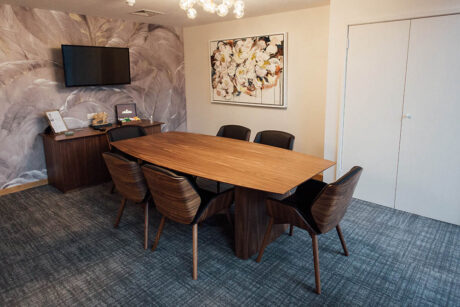 Cain Campbell seating fit-out by Vision Projects