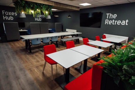 Taylor Hobson canteen refurb by Vision Projects