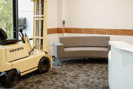 Toyota Castleford seating area fit-out by Vision Projects