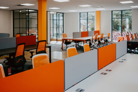 Yu Energy office seating refurb by Vision Projects