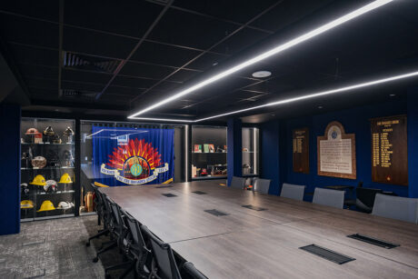 Fire Brigades Union Nottingham new modern meeting room by Vision Projects