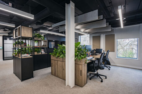 Fire Brigades Union Nottingham office workspace by Vision Projects