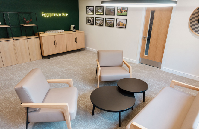 Agrova - Sunrise Eggs Commercial Office Fitout, Leicester Agrova - Sunrise Eggs Commercial Office Fitout, Leicester